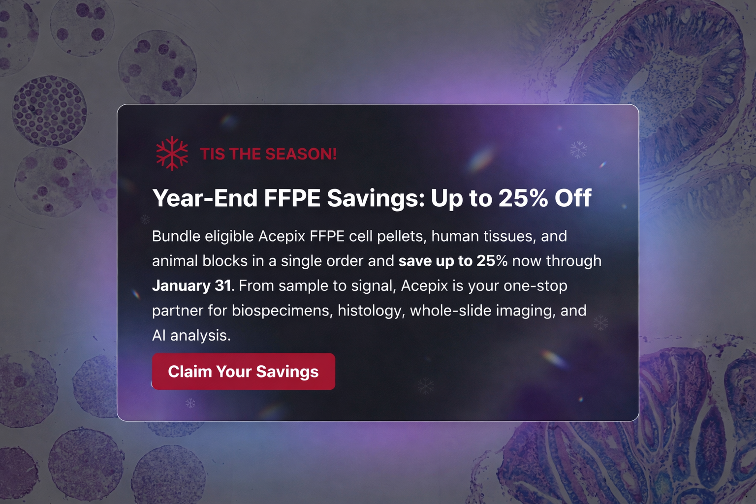 Year-End FFPE Savings - Up to 15% Off